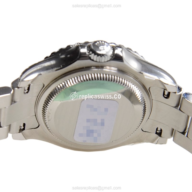 Rolex Yacht Master II Replica - Automatic, Silver Dial, Stainless Steel Case & Bracelet - View 3