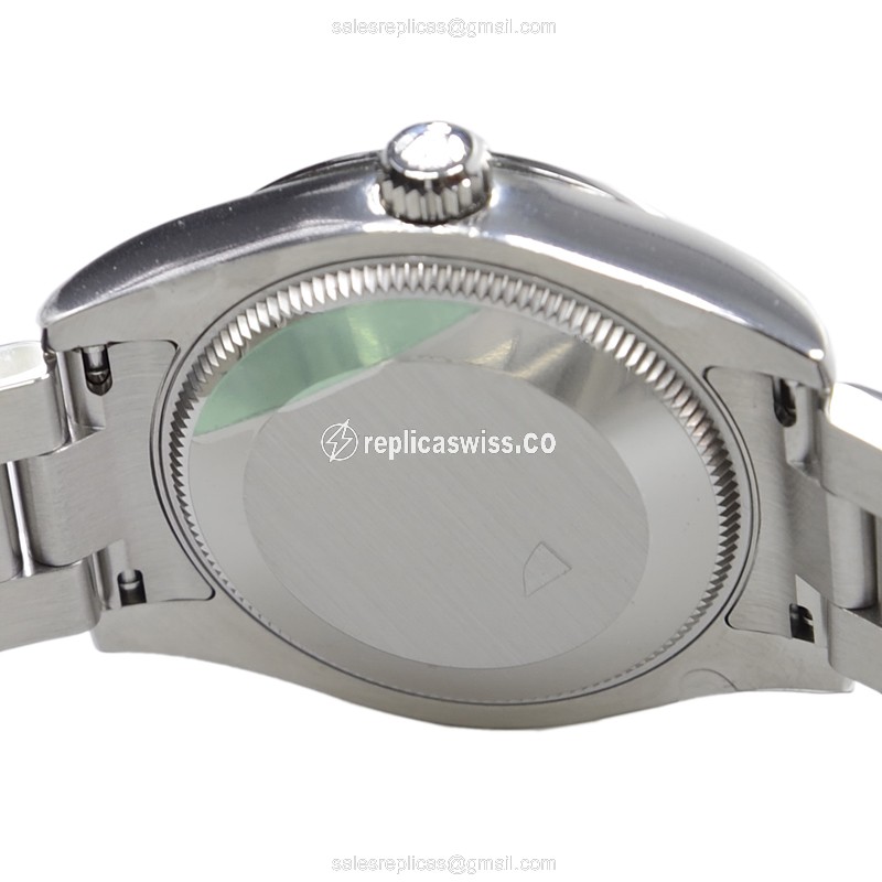 Rolex 177200BLK369 OYSTER Replica - Automatic - Black Dial - Steel Case & Band - View 4
