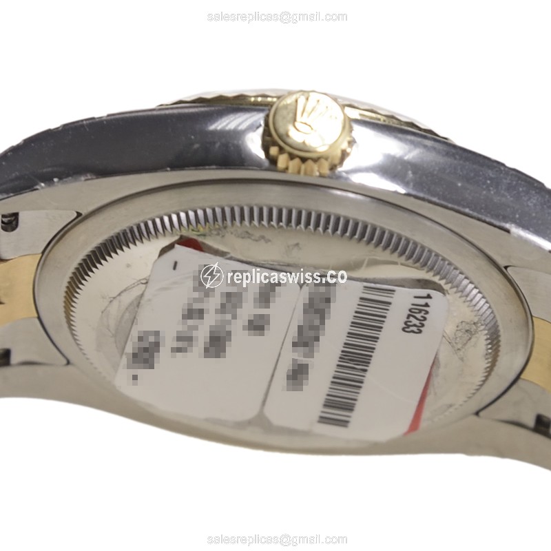 Replica Watch Rolex Datejust Automatic Steel Gold White Dial - View 4