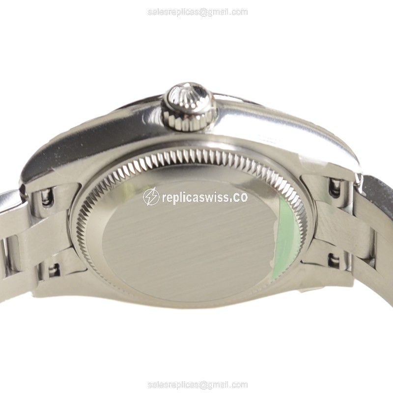 Rolex Lady Datejust Replica - Automatic - Silver Steel Case, Silver Dial - View 4