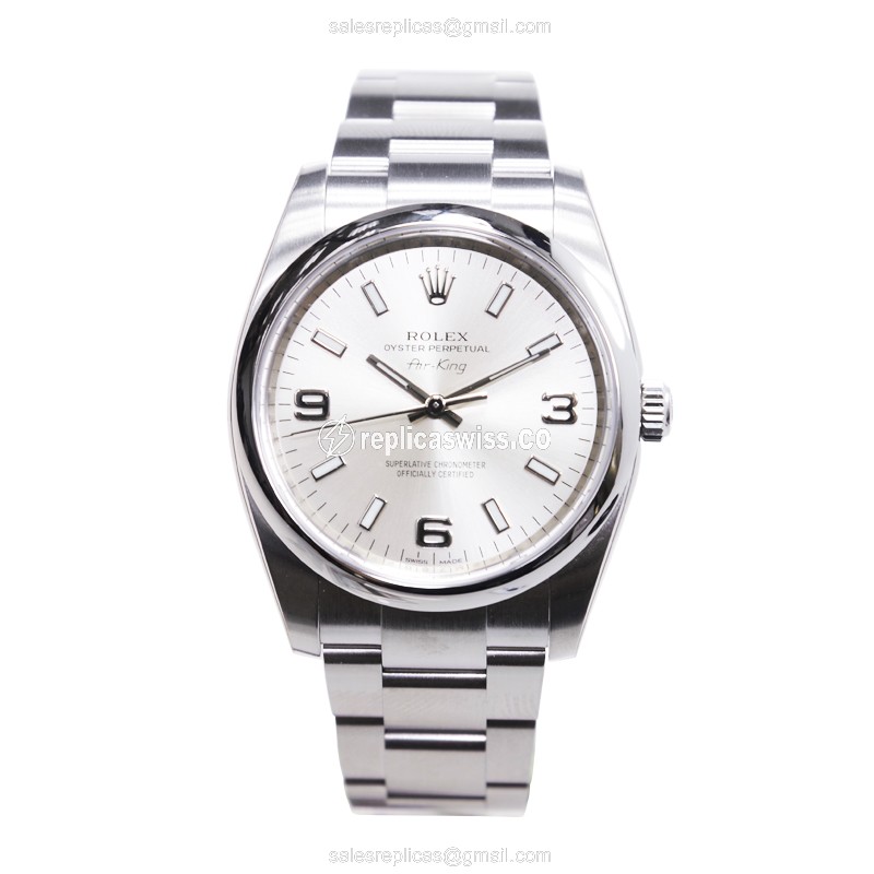 Rolex OYSTER PERPETUAL Automatic - Steel Case, Silver Dial | Steel Clasp & Strap - View 2