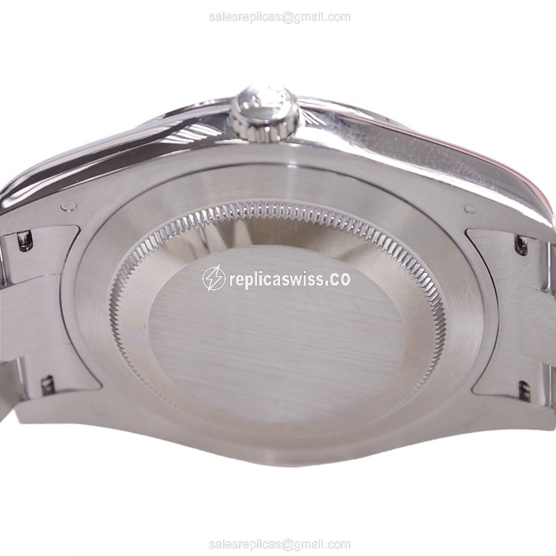 Rolex DAY-DATE Replica - Automatic - 950 Platinum Case - Blue Dial - View 4