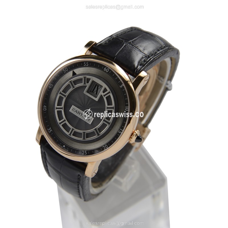 Cartier W1553751 ROTONDE DE CARTIER Manual Wind 18kt Rose Gold - View 2