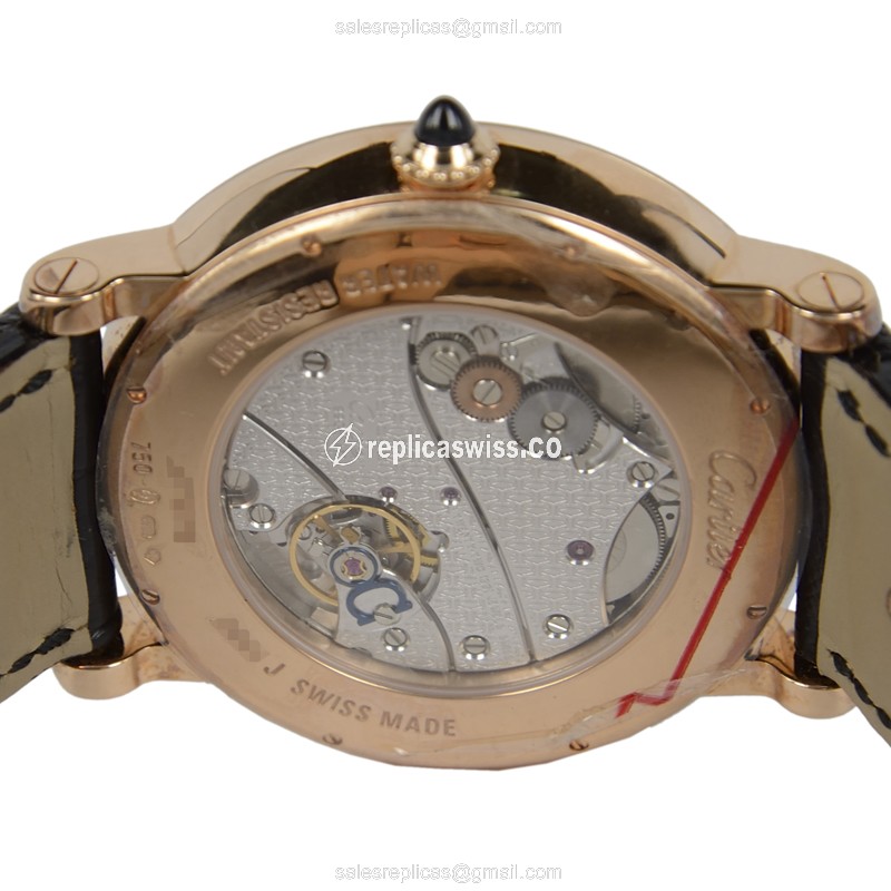 Cartier W1553751 ROTONDE DE CARTIER Manual Wind 18kt Rose Gold - View 4