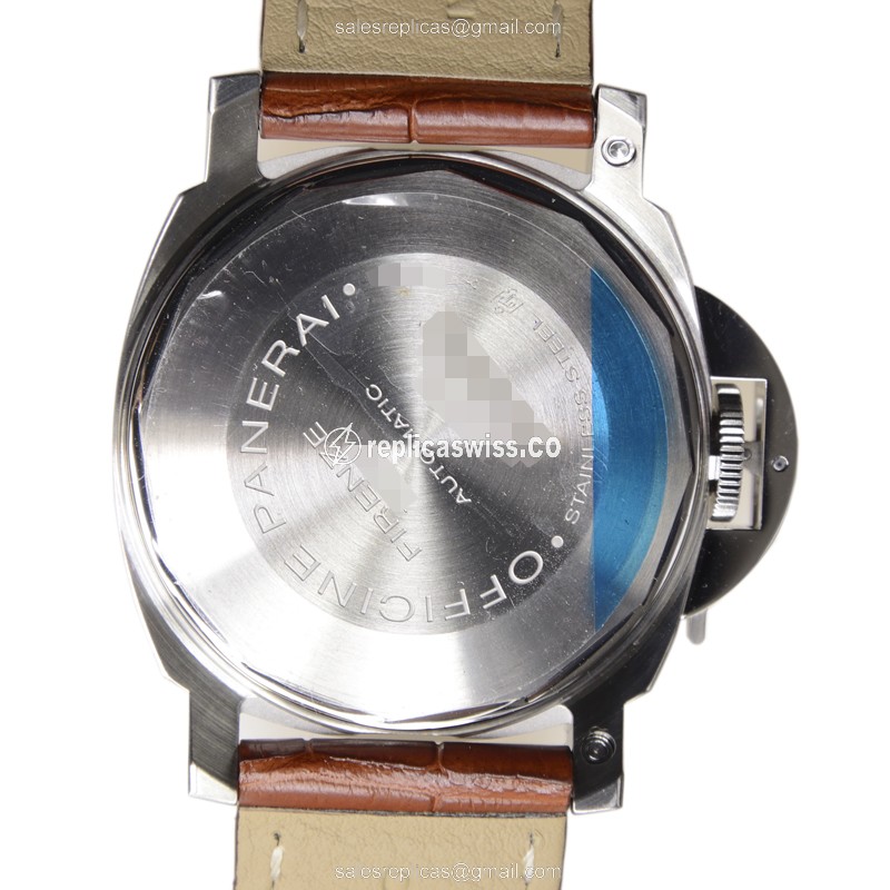 Panerai Luminor Replica - Automatic - Steel - Black Dial - 44mm - View 3