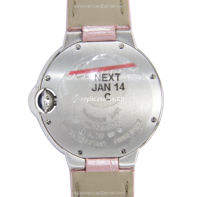 Cartier WE902047 BALLON BLEU Automatic 18kt White Gold & Diamond - View 3