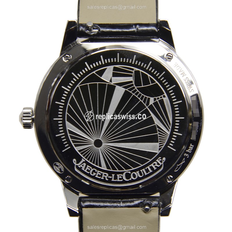 Jaeger-Lecoultre Q3478422 Rendez-Vous Quartz - Diamond Case - Silver Dial - Black Alligator Strap - View 3