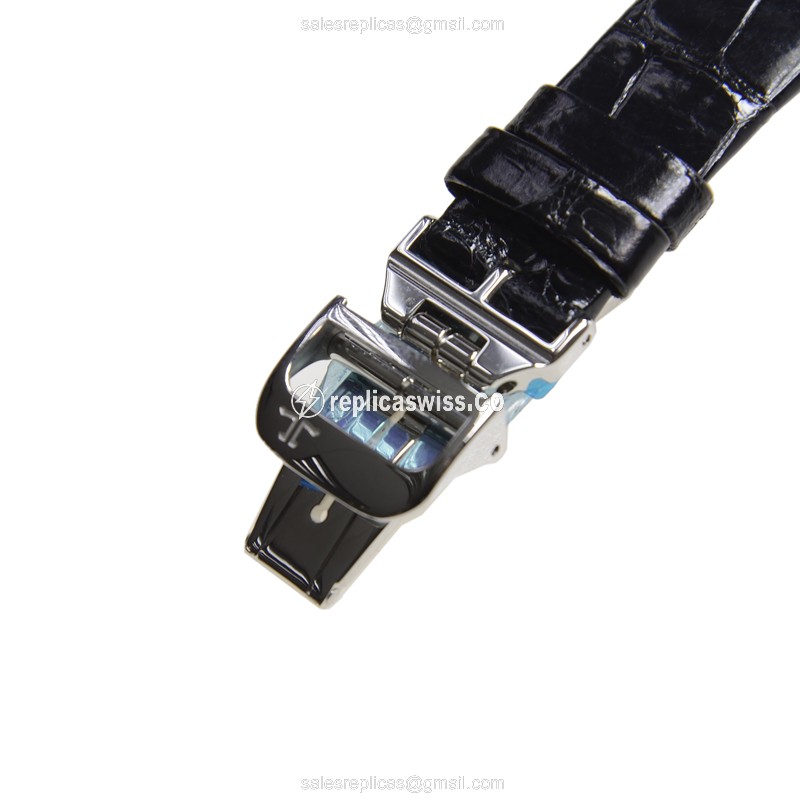 Jaeger-Lecoultre Q3478422 Rendez-Vous Quartz - Diamond Case - Silver Dial - Black Alligator Strap - View 4