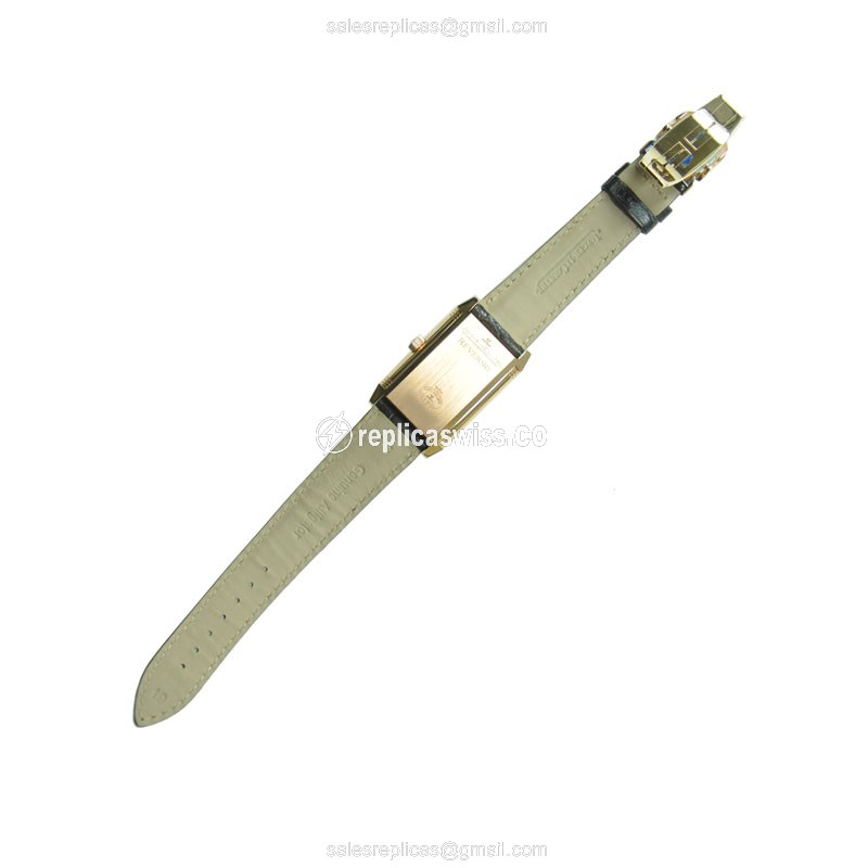 Jaeger-Lecoultre Q2702421 REVERSO - Manual Wind - 18kt Rose Gold - Silver Dial - Black Alligator Strap - View 4