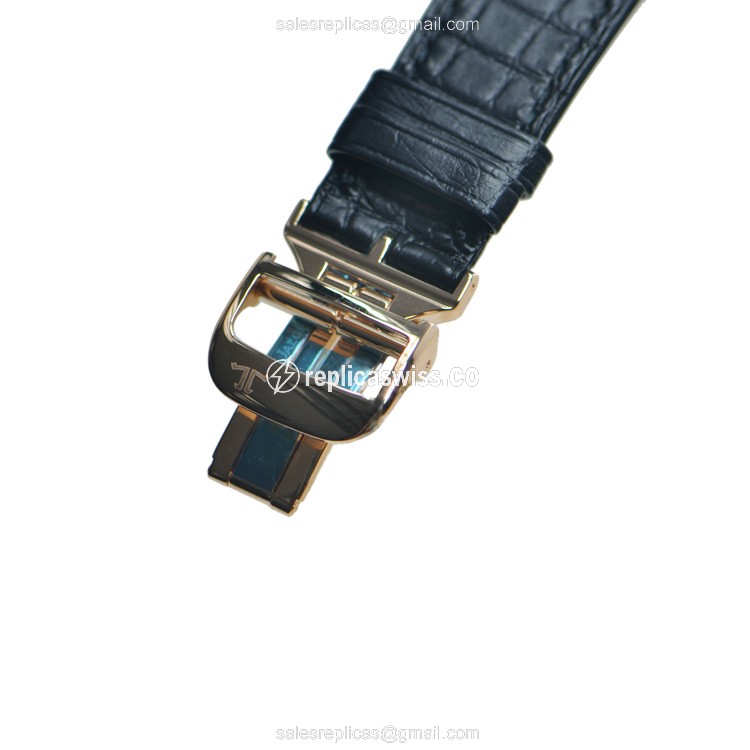 Jaeger-Lecoultre Q1322410 Replica - Ultra Thin - Automatic - 18kt Rose Gold - Beige Dial - View 3