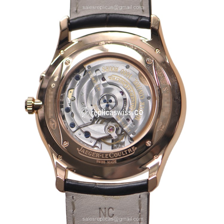 Jaeger-Lecoultre Q1372520 Replica - Ultra Thin - Automatic - 18kt Rose Gold - Beige Dial - View 3