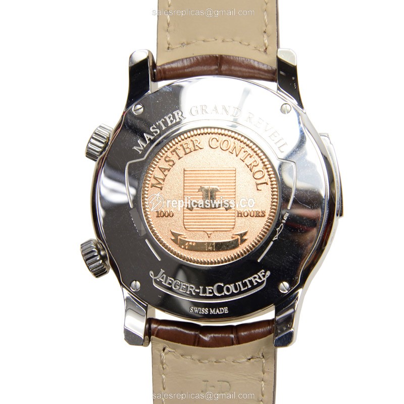 Jaeger-Lecoultre Q163842A Master Ultra Thin - Auto - Stainless - Silver Dial - Brown Alligator Strap - View 3