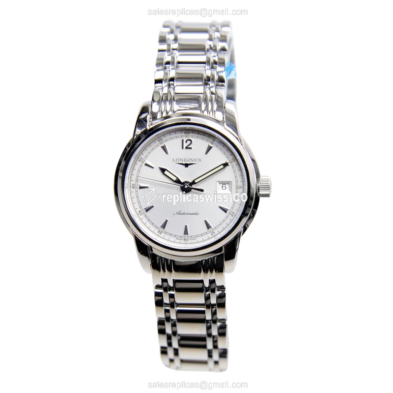 Longines Saint Imier Replica - Automatic, Steel, Silver Dial - View 2