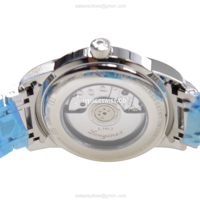 Longines Saint Imier Replica - Automatic, Steel, Silver Dial - View 4