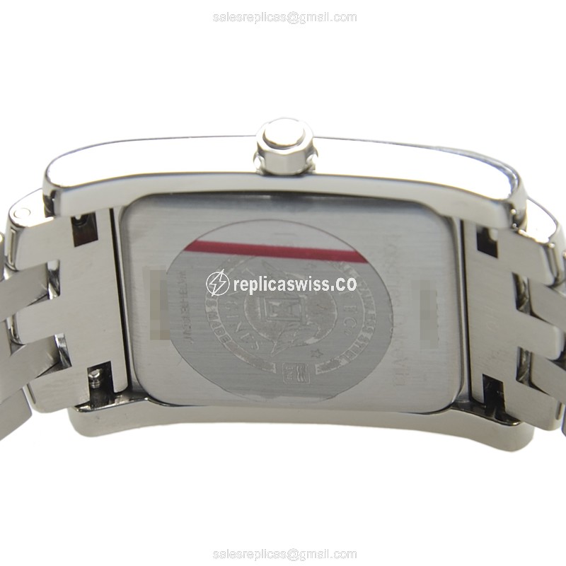 Longines L5.502.0.16.6 Replica - Quartz - Stainless Steel Case - White Dial, Silver Clasp - View 4