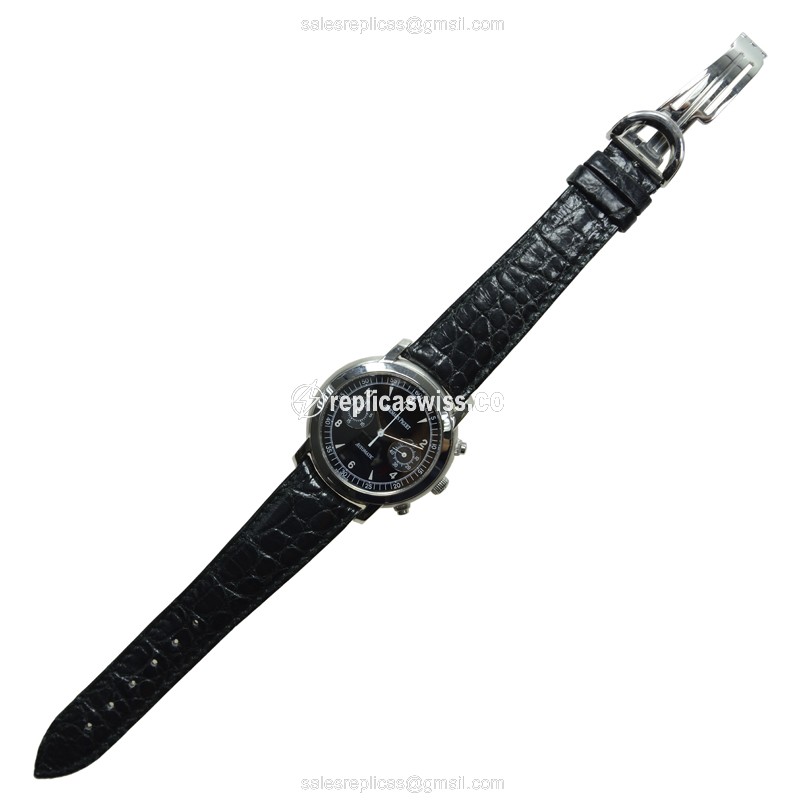 Audemars Piguet 25859ST.OO.0001CR.02 CLASSIQUE - Automatic - Steel - Black Dial - Alligator Black Strap - View 2