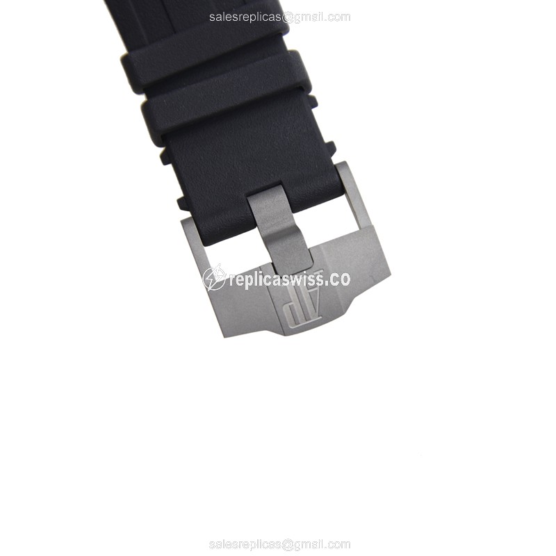 Audemars Piguet Royal Oak Offshore Replica - Automatic Carbon Case - Black Dial - Rubber Strap - View 4