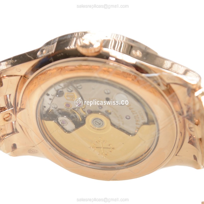 Patek Philippe 5396-1R-001 Complications - Auto - 18kt Rose Gold - Round Dial - Gold Clasp - View 4