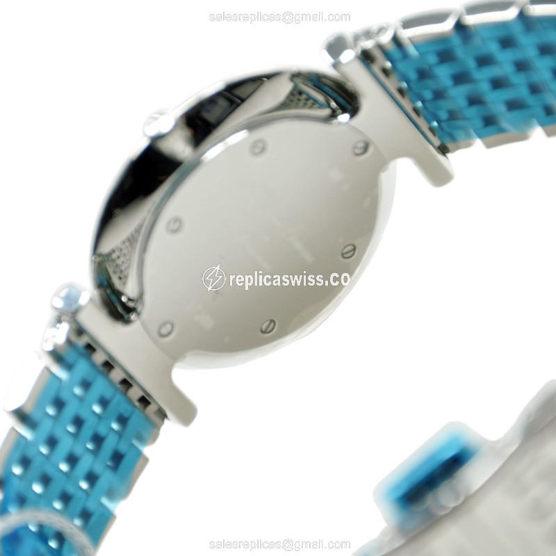 Longines L4.512.4.11.6 Replica - Quartz - Stainless Steel - White Dial - Silver Clasp - View 4