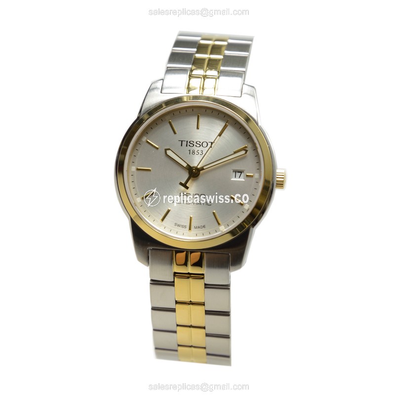 Tissot T-CLASSIC Automatic - Steel Case - Silver Dial - Silver Strap - View 2