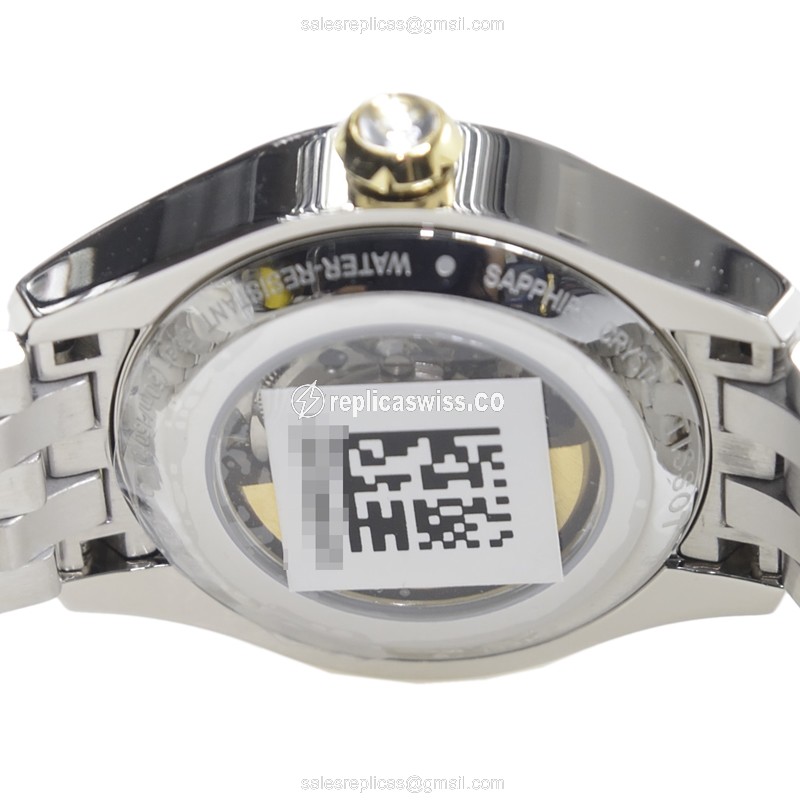 Tissot T-CLASSIC Replica - Automatic - Stainless Steel - White Dial - Silver Clasp - View 4