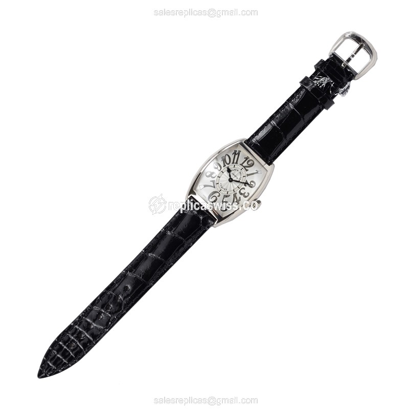 Franck Muller 2852 QZ REL (OG) MASTER BANKER Quartz 18kt White Gold & Diamond - View 2