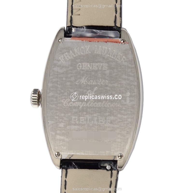 Franck Muller 2852 QZ REL (OG) MASTER BANKER Quartz 18kt White Gold & Diamond - View 3