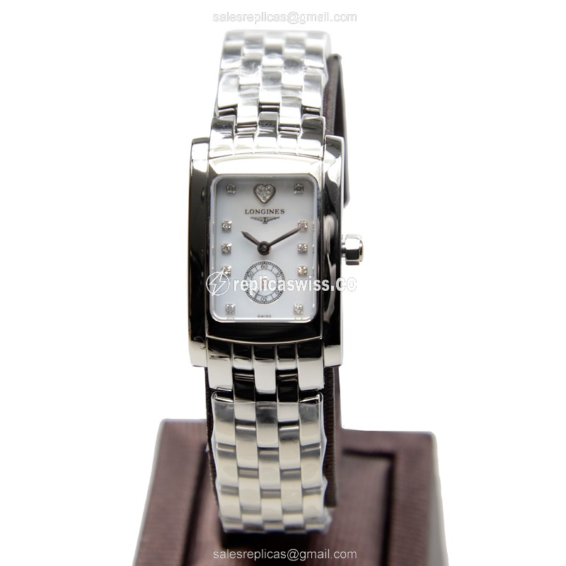 Longines Dolce Vita Replica - Quartz - Stainless Steel Case, White Dial - View 2