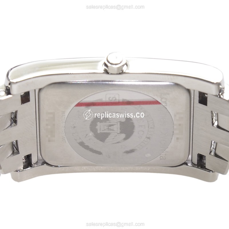 Longines Dolce Vita Replica - Quartz - Black Dial on Silver Steel - View 3