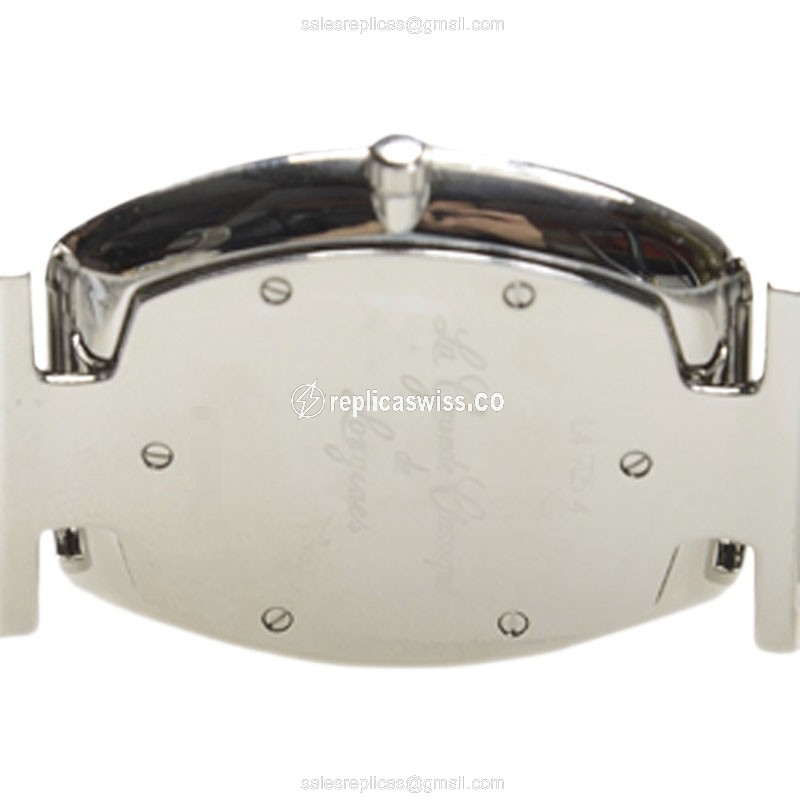 Longines L4.705.4.87.6 Replica - Quartz - Steel Case - White Dial, Silver Clasp - View 4