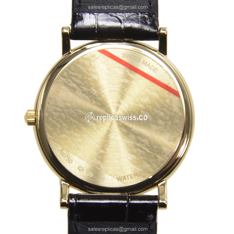 Longines Presence Replica - Quartz - 18kt Gold - White Dial, Buckle Clasp - View 3