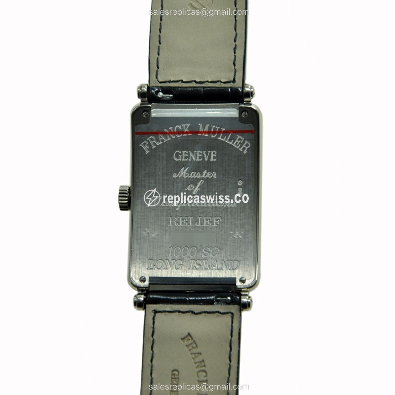 Franck Muller 1000 SC REL OG LONG ISLAND - Automatic | 18kt Gold | Silver Dial | Buckle Clasp - View 3