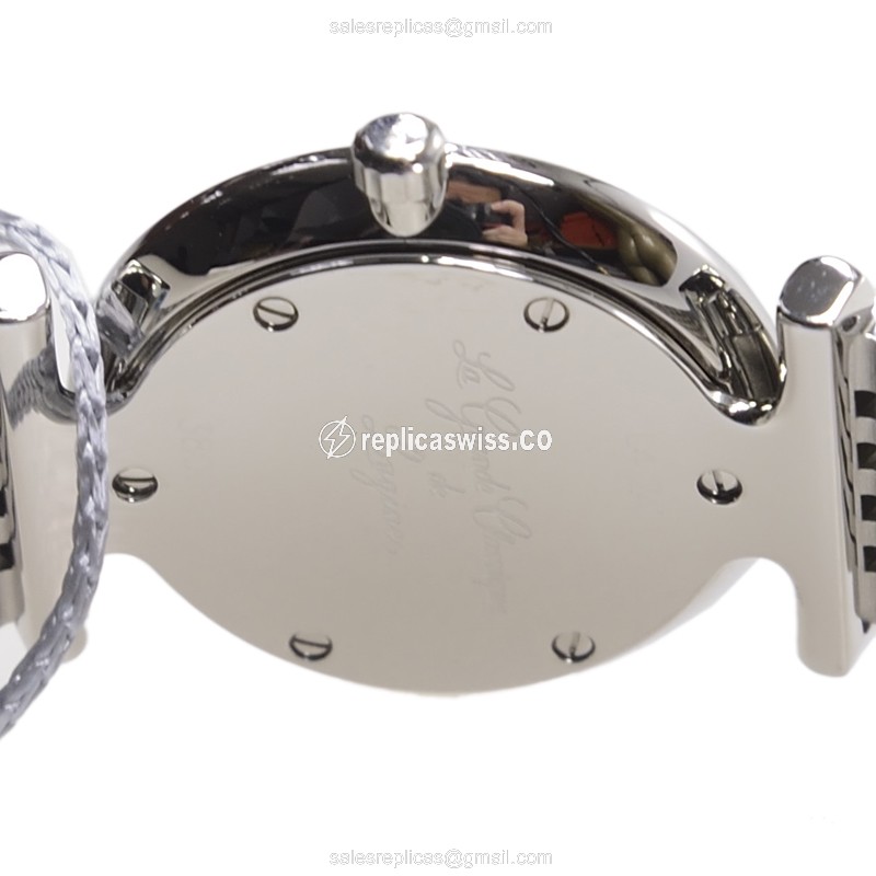 Longines L4.241.0.80.6 Replica - Quartz - Stainless Steel Case - White Dial, Diamond Bezel - View 4