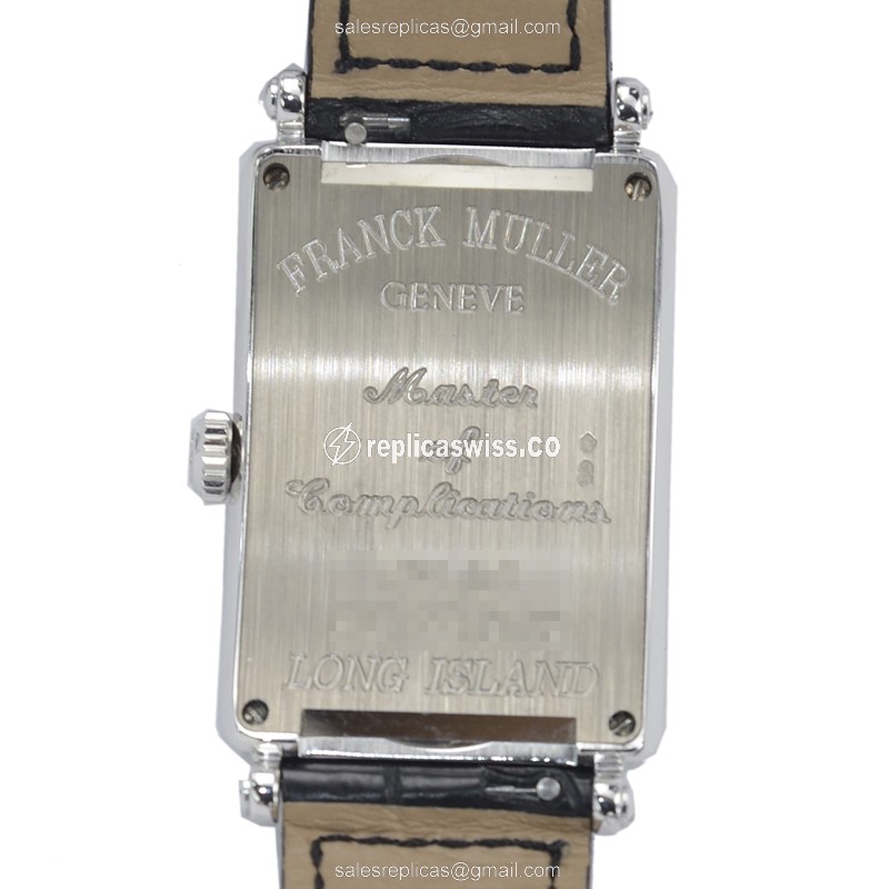 Franck Muller 952 QZ D CD REL LONG ISLAND - Quartz - 18kt White Gold - Diamond - Silver Dial - View 3