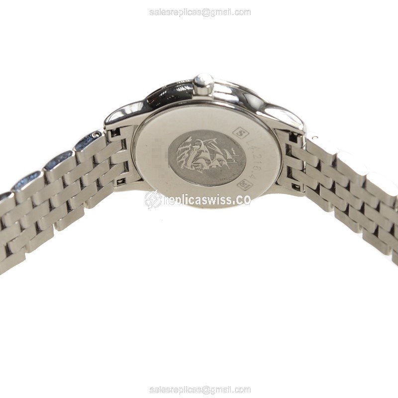 Longines Flagship Quartz - White Dial - Stainless Steel Case | Silver Strap - View 4