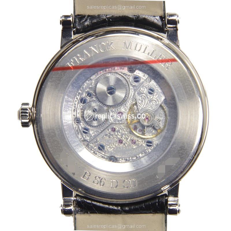 Franck Muller 7421 B S6 D CD (OG) LIBERTY Automatic 18kt White Gold & Diamond - View 3