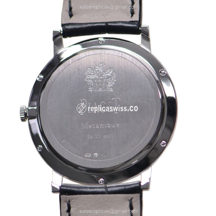 Piaget ALTIPLANO Replica - Manual - 18kt Gold - Black Dial - Alligator Black Buckle - View 3