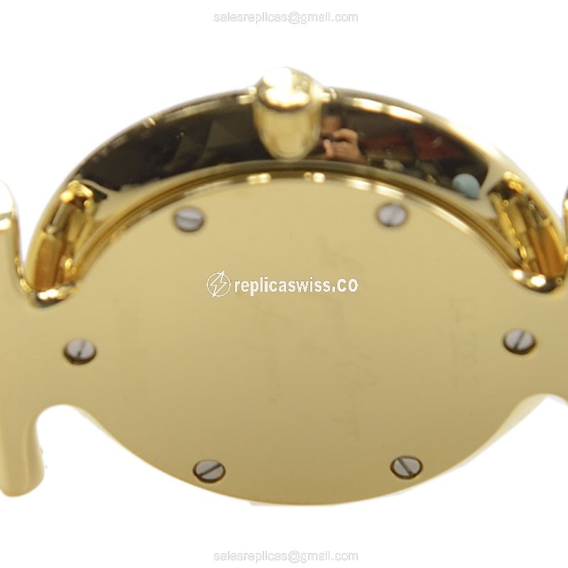 Longines L4.209.2.31.8 Replica - Quartz - PVD Gold Case - Gold Dial - View 3