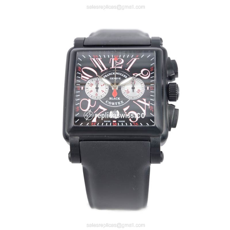 Franck Muller Replica Watch - Conquistador - Black Dial - View 2