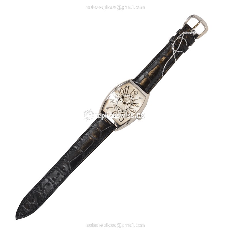 Franck Muller 6850 SC REL (OG) CINTREE CURVEX Automatic 18kt White Gold - View 2