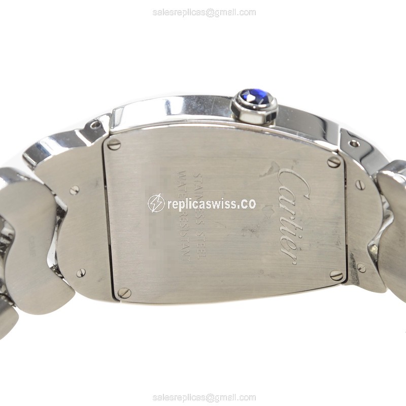 Cartier Replica Watch - Quartz - Steel - Silver Dial - View 4