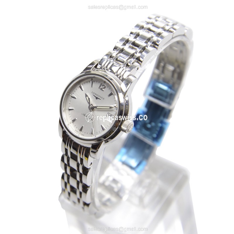 Longines Saint Imier Replica - Automatic - Stainless Steel - White Dial | Silver Clasp - View 3