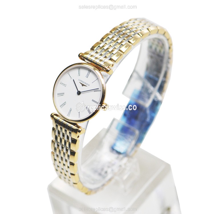 Longines L4.209.1.11.7 Replica - Quartz - 18kt Rose Gold - White Dial - View 3