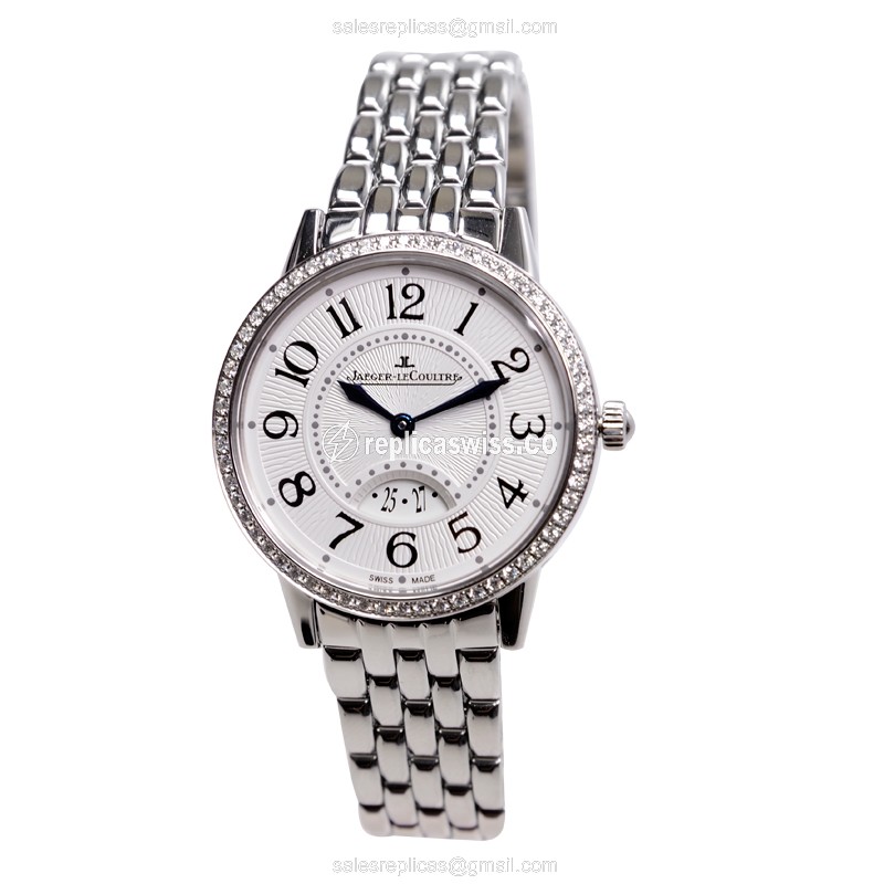 Jaeger-Lecoultre Q3478121 Rendez-Vous Quartz Steel Diamond Silver Dial Clasp - View 2