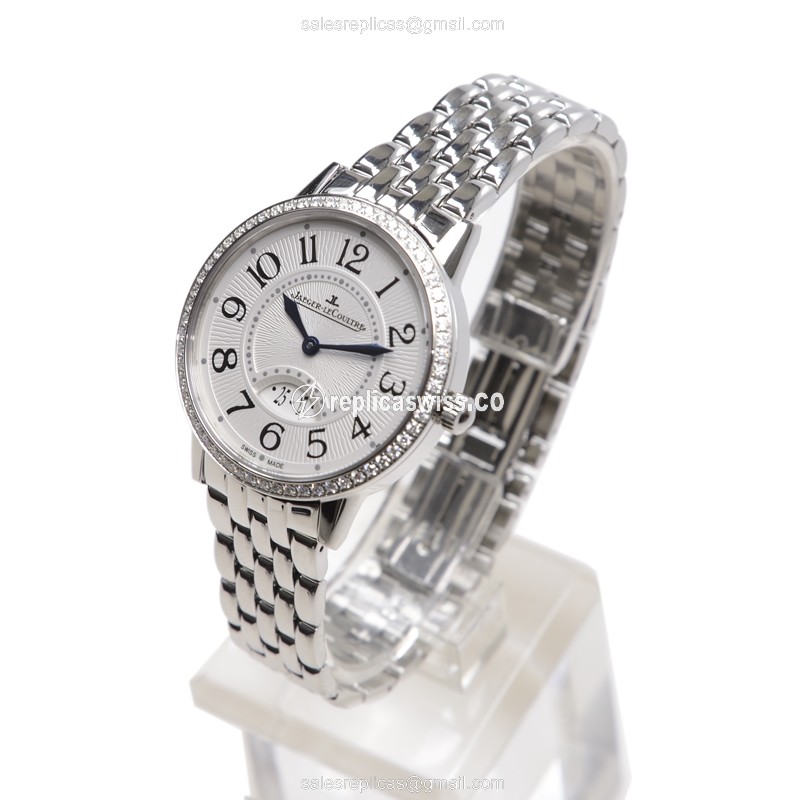 Jaeger-Lecoultre Q3478121 Rendez-Vous Quartz Steel Diamond Silver Dial Clasp - View 3