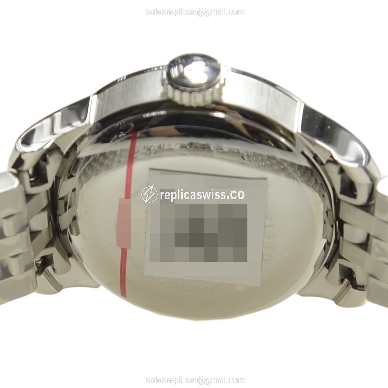 Tissot T-CLASSIC Replica - Automatic - Black Dial - Steel Case - Silver Strap - View 4