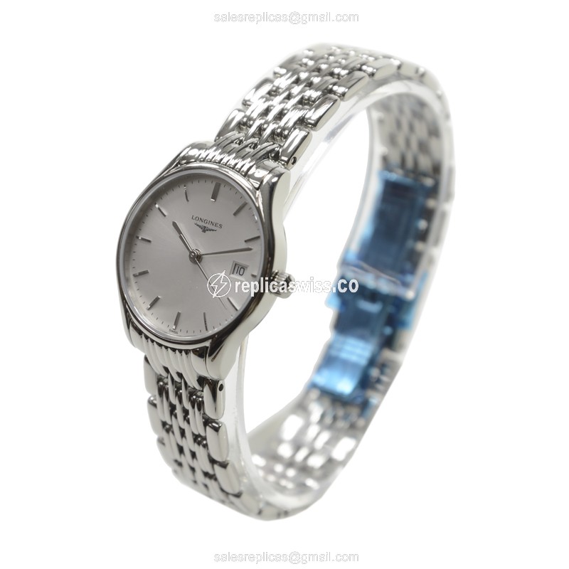 Rolex Lyre Quartz Steel - Automatic, Silver Dial on Steel Strap - View 3