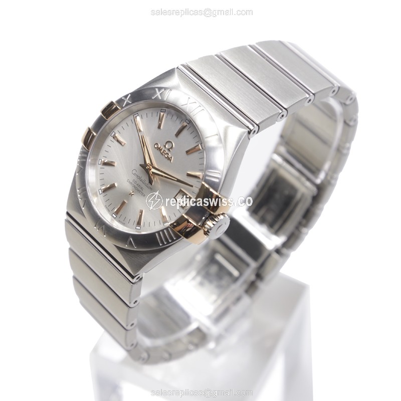 Omega Constellation Replica | Automatic | Silver Dial | Steel Case - View 3