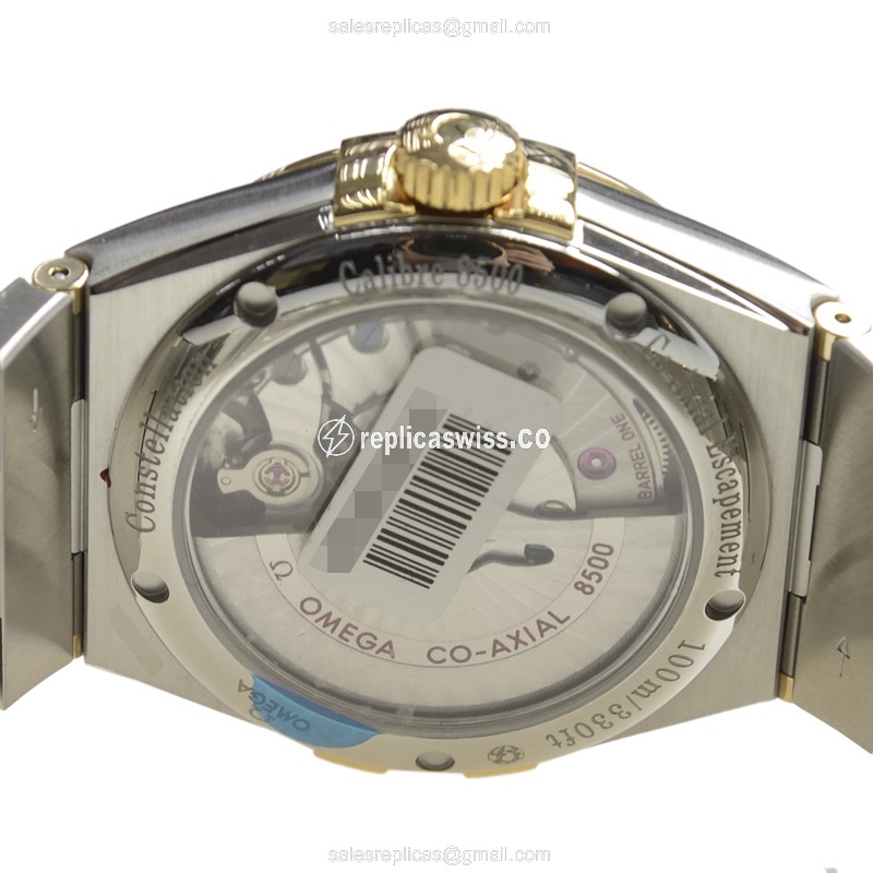 Omega 123.25.38.21.58.001 CONSTELLATION Automatic 18kt Gold & Diamond & Steel - View 4