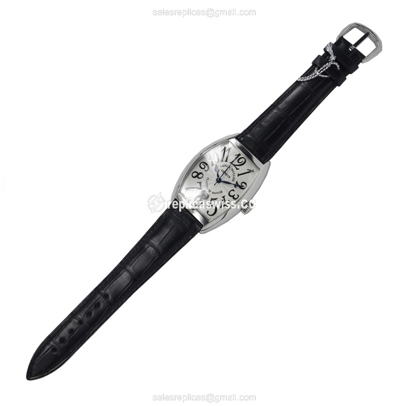 Franck Muller Cintree Curvex Replica - Auto - Steel - Silver - View 2